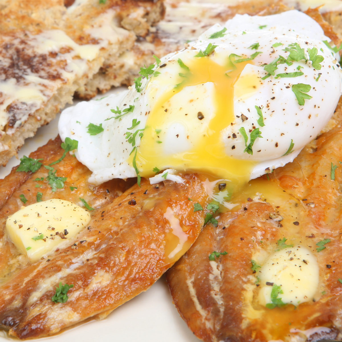 KIPPERS, SAUTÉED SPINACH , SOFT-BOILED EGG AND SOURDOUGH – The Cornish Fishmonger