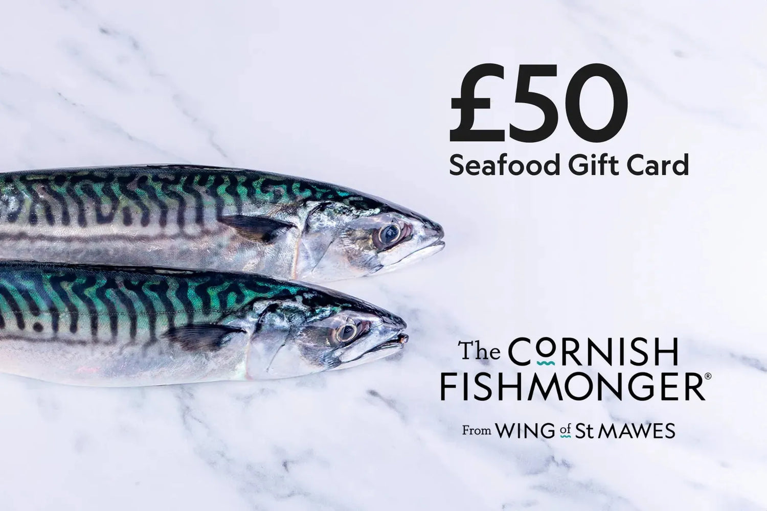 £50 Seafood Gift Voucher (Delivered by email) - The Cornish Fishmonger