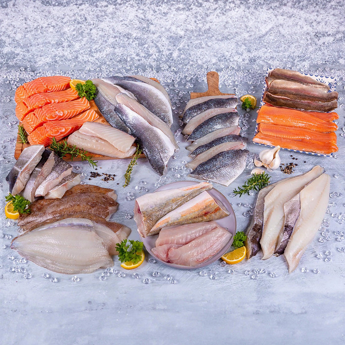 Buy a fresh fish box from Cornwall The Cornish Fishmonger