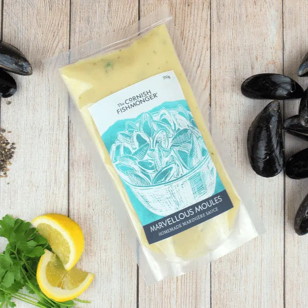 Moules Mariniere Sauce - 350g - Serves 2 plus - The Cornish Fishmonger