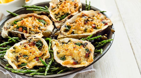 GARLIC GRATIN OYSTERS - Fish For Thought