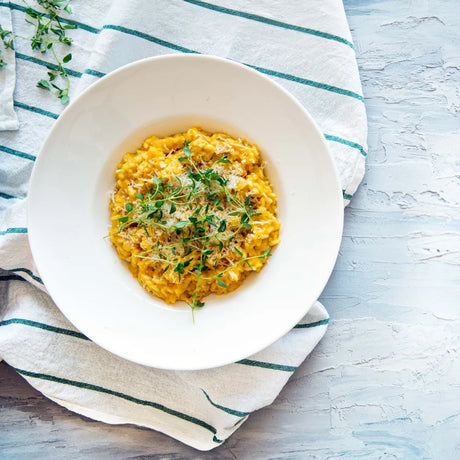 Crab and Saffron Risotto