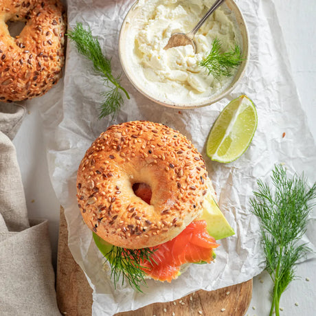 Smoked Salmon and Avocado Bagels - The Cornish Fishmonger