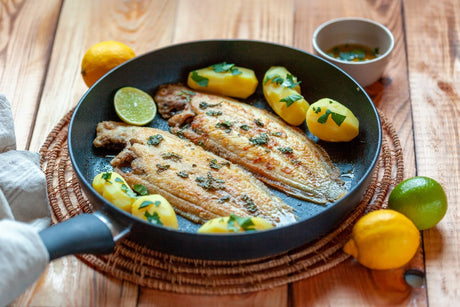 Pan-Fried Dover Sole with Lemon, Capers & Parsley Butter - The Cornish Fishmonger