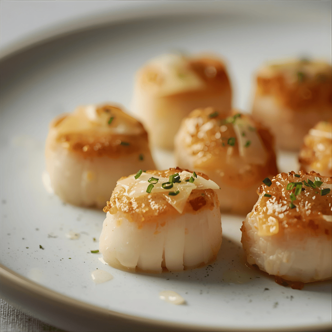 Savory Parmesan-Crusted Scallops