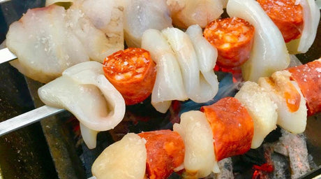 BBQ SEAFOOD SKEWERS - The Cornish Fishmonger