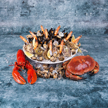 How to build a Fruits De Mer Selection, including Lobster, Crab, Clams, Mussels, Prawns & Oysters