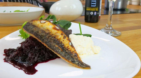 PAN FRIED MACKEREL & BEETROOT RELISH - Fish For Thought