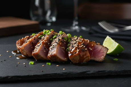 Teriyaki Marinated Tuna Belly
