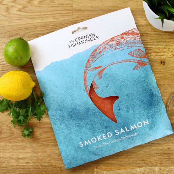 Smoked Salmon D Sliced - 250g - The Cornish Fishmonger