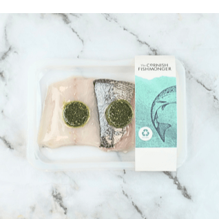 Hake Portions with Lemon and Caper Butter (2 x 160g - 180g) - The Cornish Fishmonger