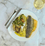 Sea Bass Portions with Bayleaf Butter (2 x 140g - 160g) - The Cornish Fishmonger