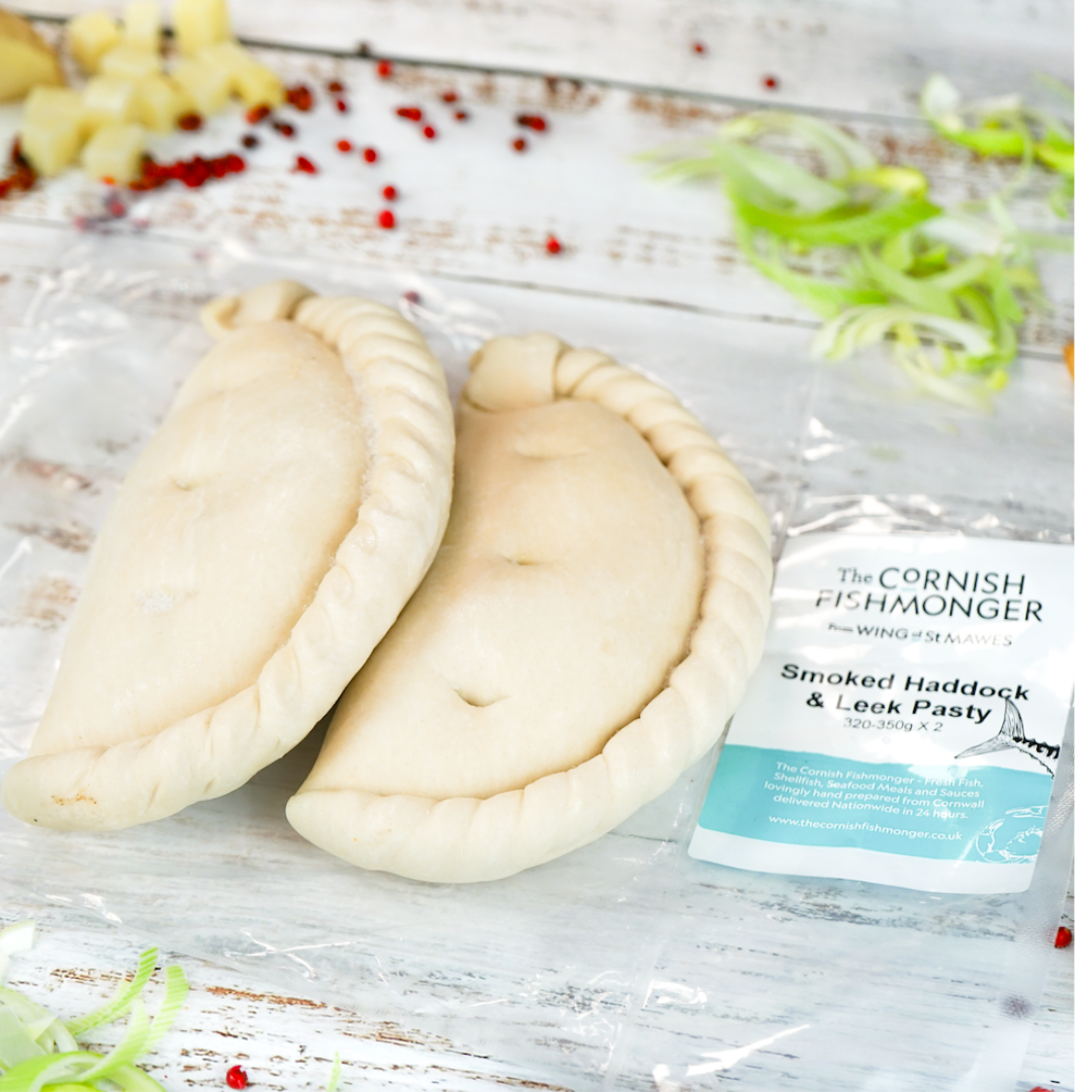 Smoked Haddock and Leek Pasty - 2 large pasties per pack