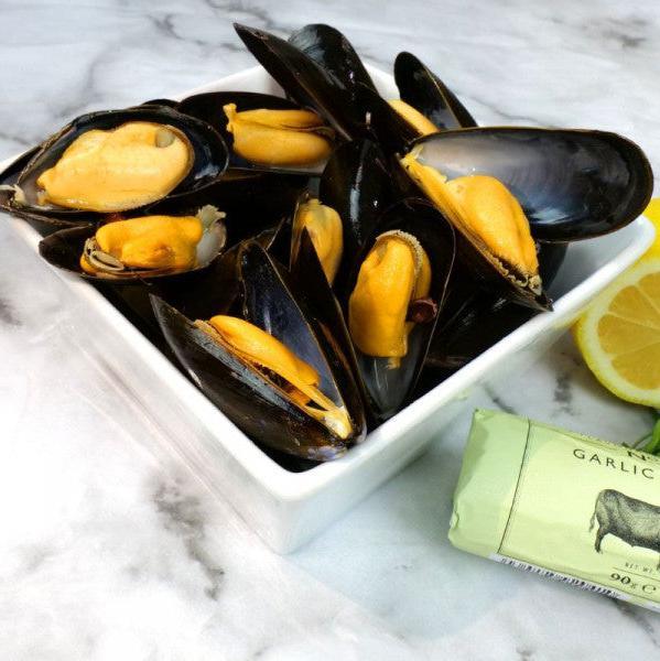 Mussels Steamed (Approx 180g pack) - The Cornish Fishmonger