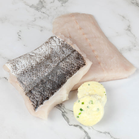 Hake With Garlic Butter