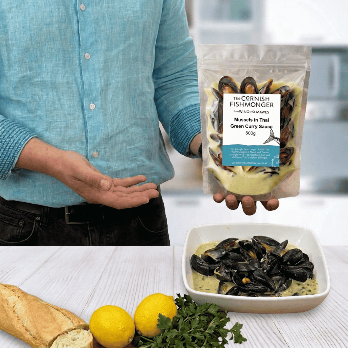Mussels in Thai Green Sauce 800g