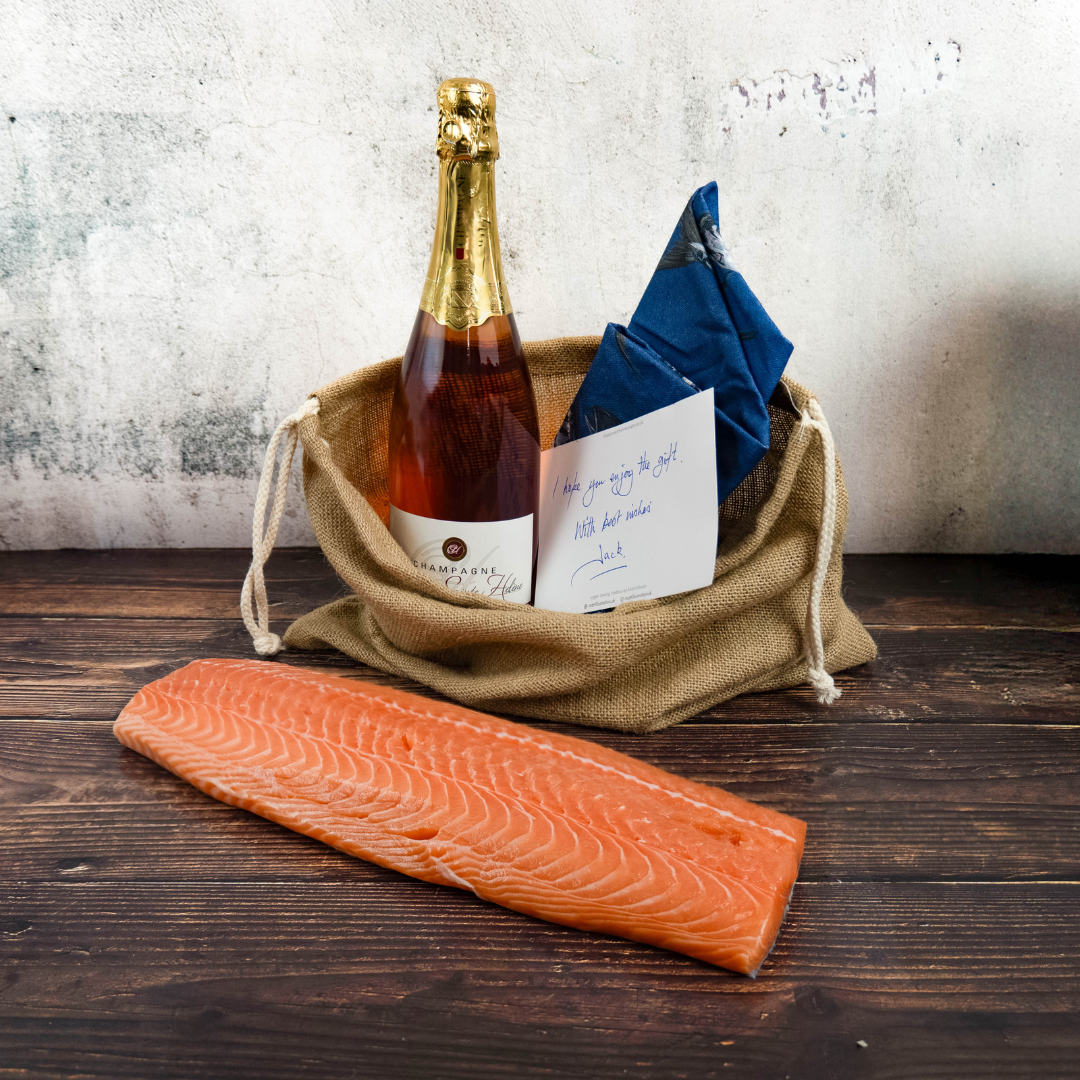 Royal Salmon and Rose Champagne - The Cornish Fishmonger