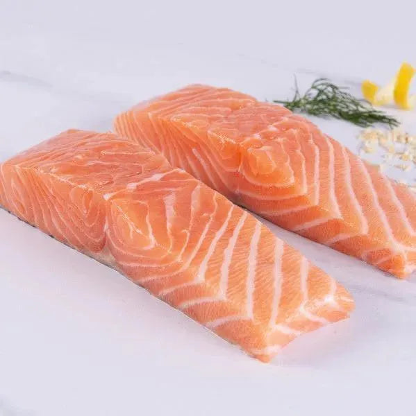Salmon Portions (2 x 120 - 140g) - The Cornish Fishmonger