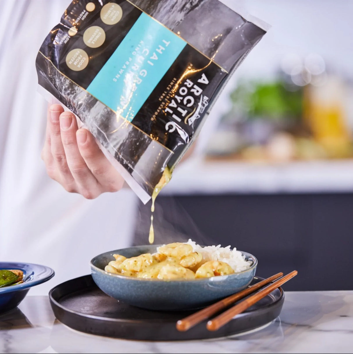 King Prawn in Sauce - Thai Green Curry 170g