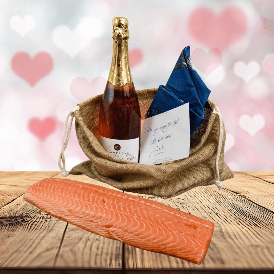 Royal Fillet of Salmon & Rose Champagne Hamper