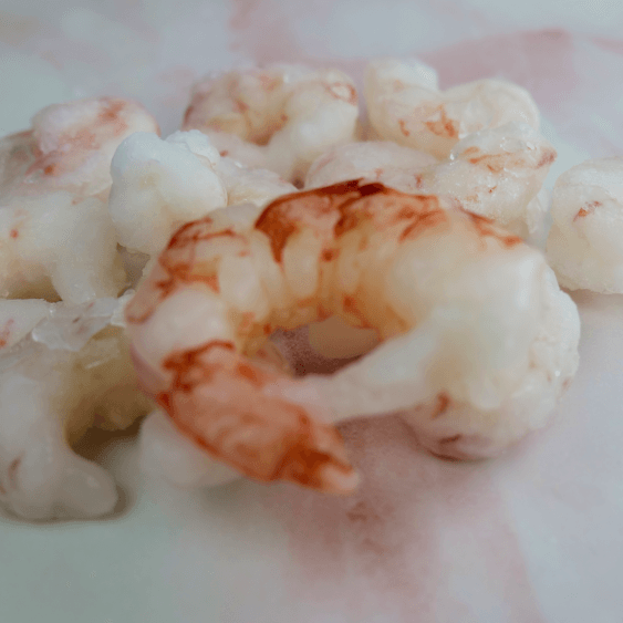 Prawns - Atlantic Red, Raw, Peeled, and Deveined (Frozen) 1kg - The Cornish Fishmonger