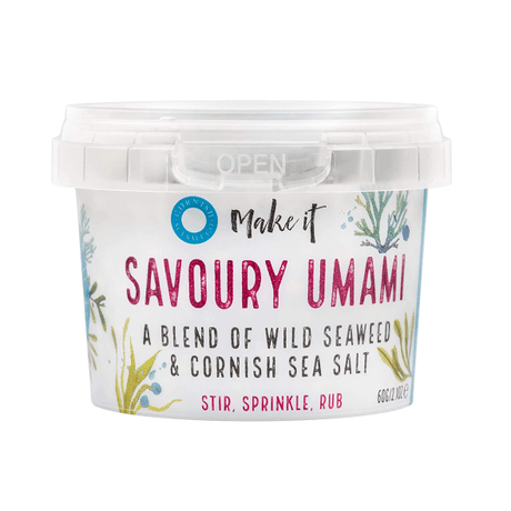 Cornish Sea Salt Seaweed Salt, Savoury Umami (60g) - The Cornish Fishmonger