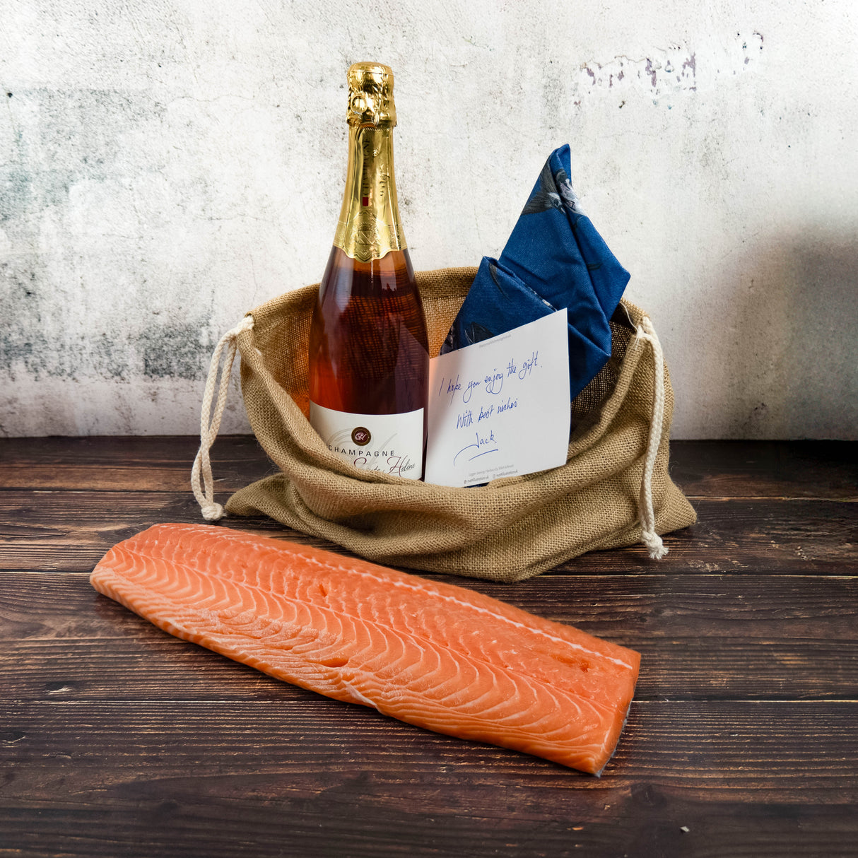 Royal Salmon and Rose Champagne