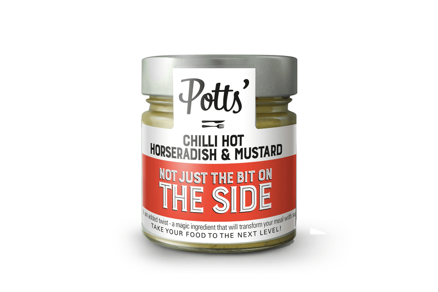 Hot Horseradish and Chilli Mustard 185g - The Cornish Fishmonger