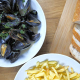 Moules Mariniere with Frites for Two - The Cornish Fishmonger