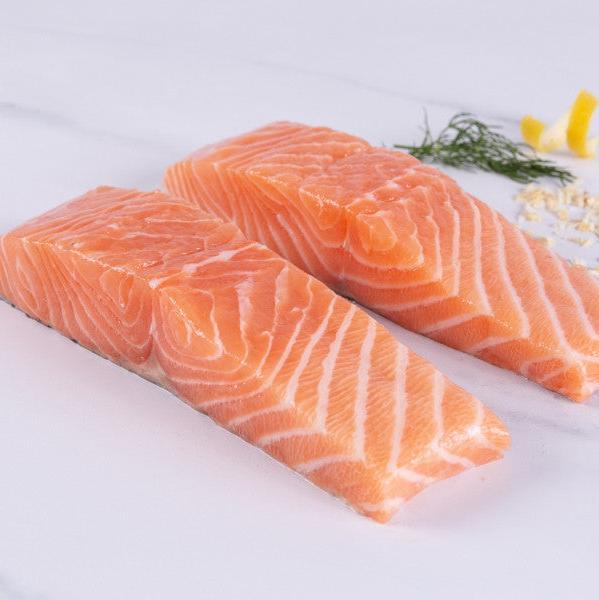 Salmon Portions (2 x 140 - 160g) - The Cornish Fishmonger